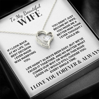 To My Wife – You Made Me Better – Necklace