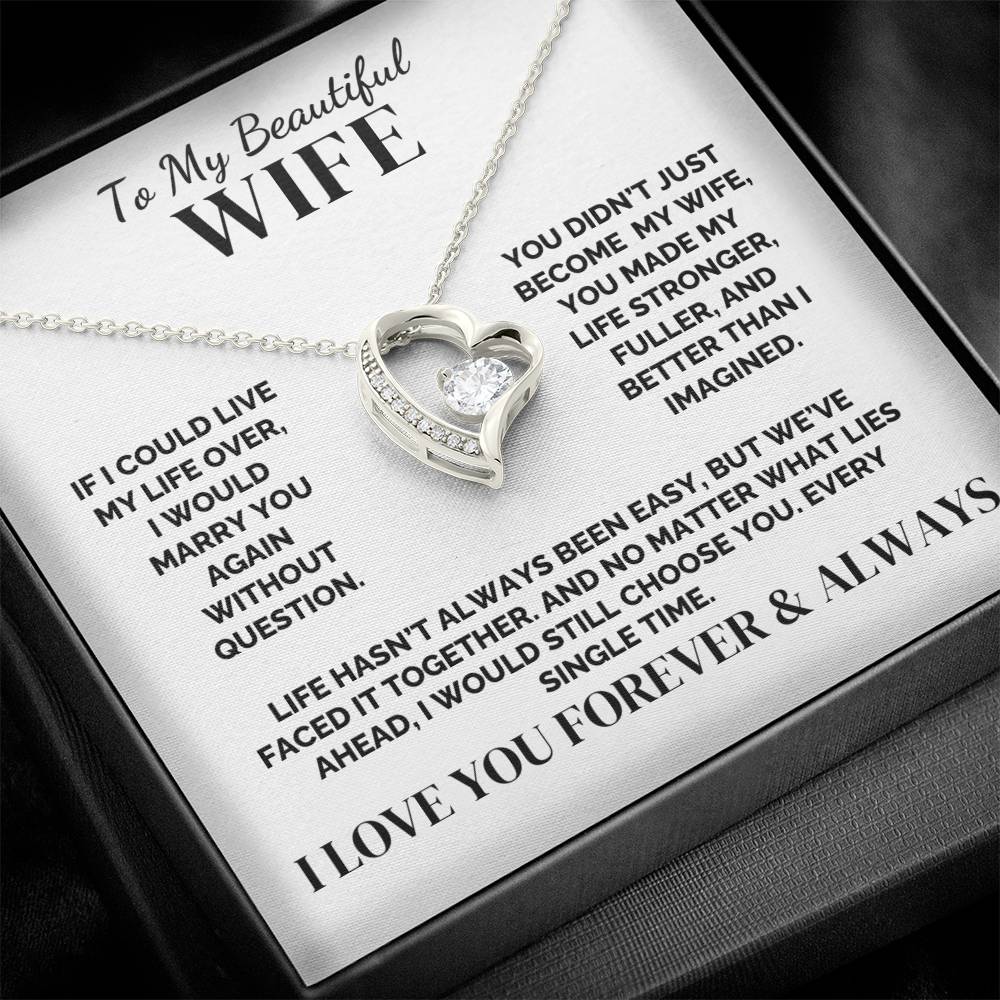 To My Wife – I’d Marry You Again – Necklace