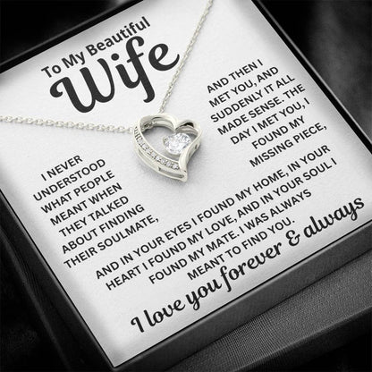 To My Wife - I Was Always Meant To Find You - Necklace