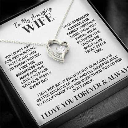 To My Wife – Quiet Strength – Necklace