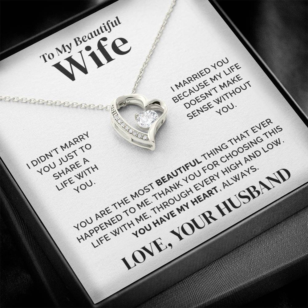 To My Wife – You Have My Heart – Necklace