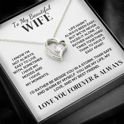 To My Wife – Hard Times Together – Necklace
