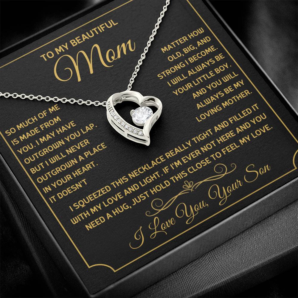 To My Mom - Always Be Your Little Boy - Necklace