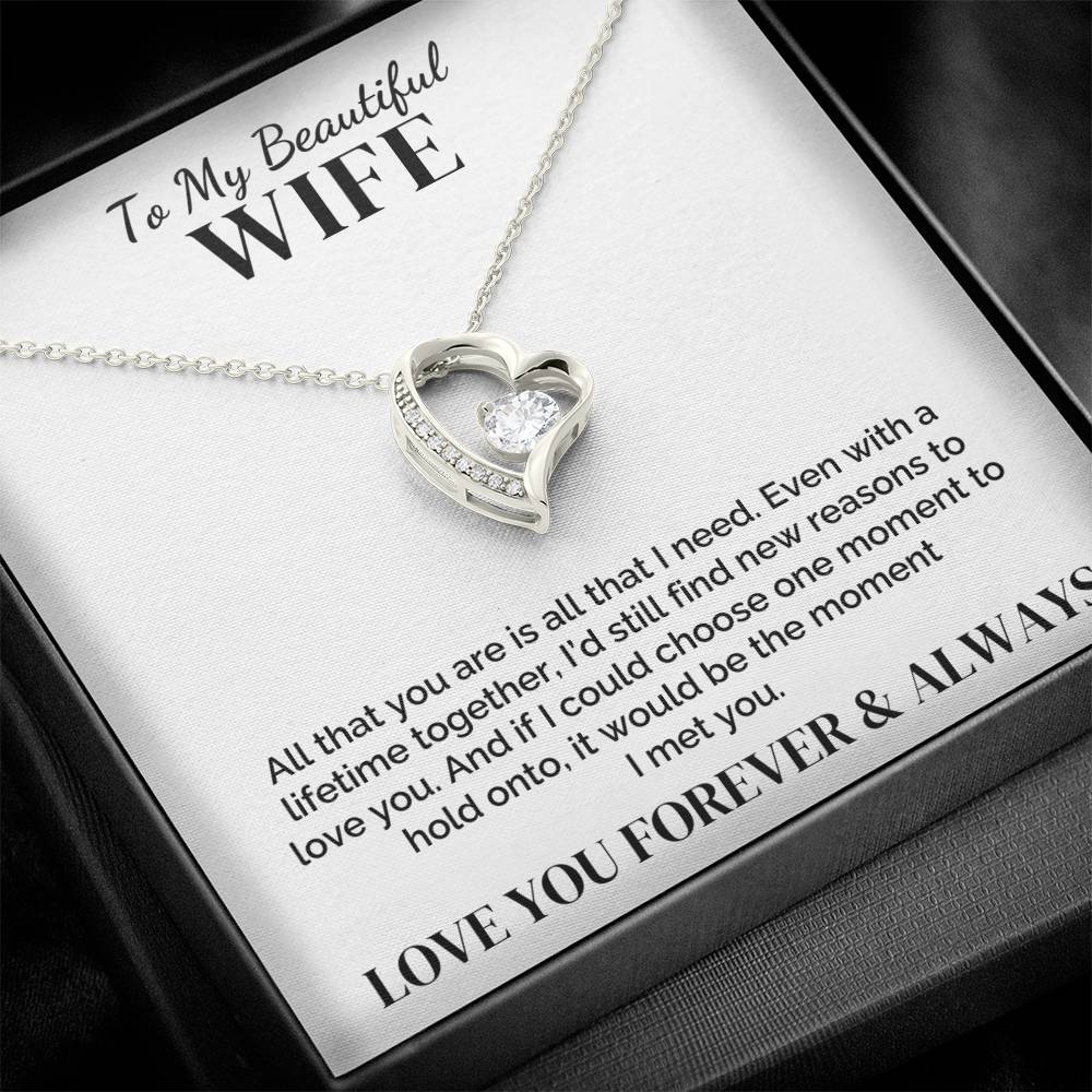 To My Wife – All That I Need – Necklace