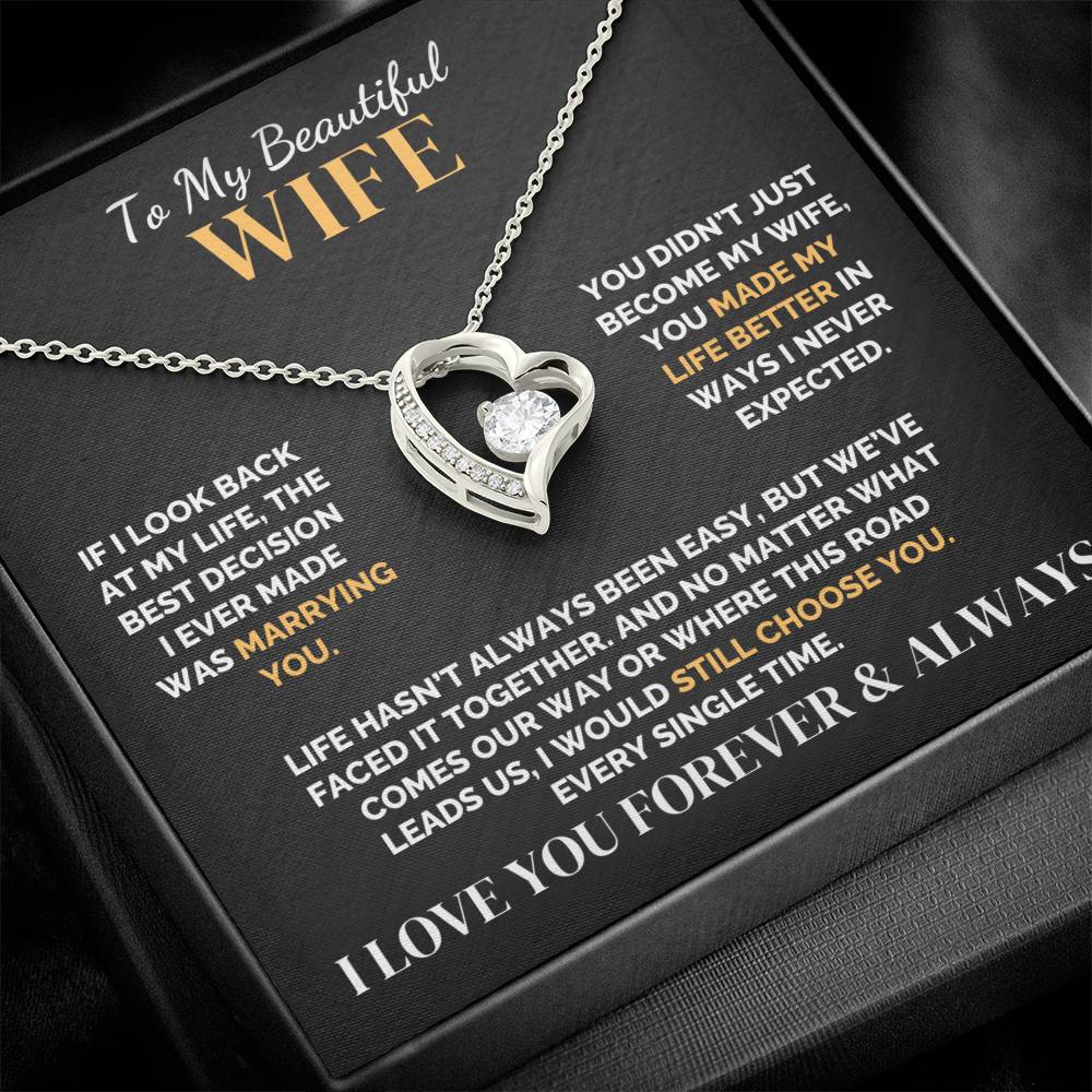 To My Wife – The Life I’d Choose Again – Necklace