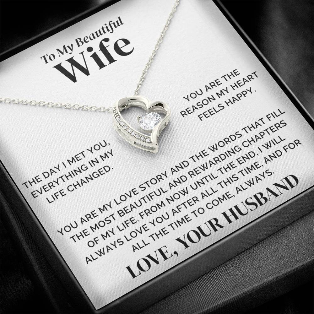 To My Wife – Our Love Story – Necklace
