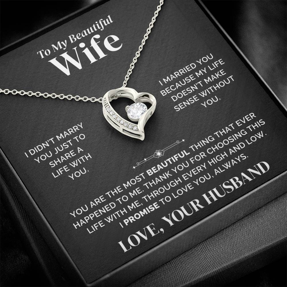 To My Wife – I Choose You – Necklace