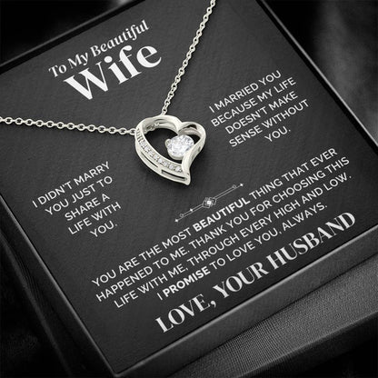 To My Wife – I Choose You – Necklace