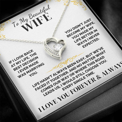 To My Wife – Choosing You Was Easy – Necklace