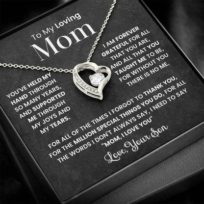 To My Mom - Forever Grateful For You - Necklace