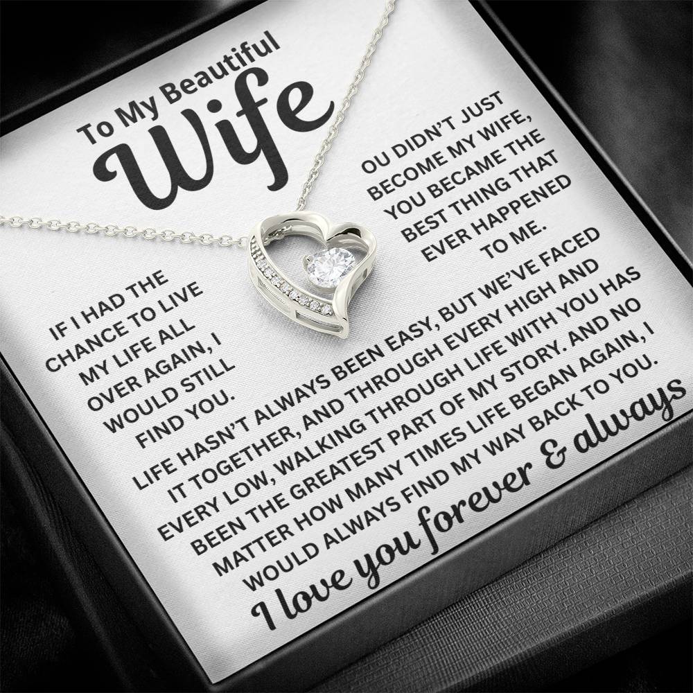 To My Wife – I’d Find You Again – Necklace
