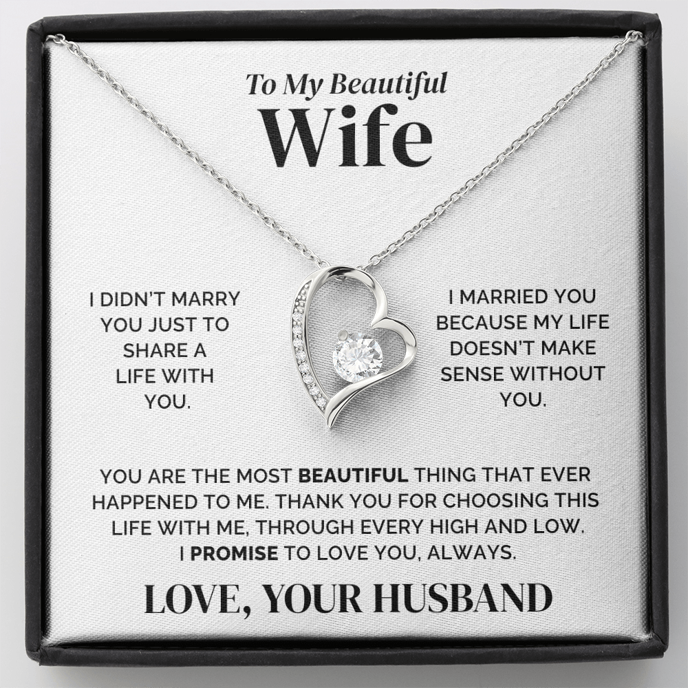 To My Wife – I Choose You – Necklace