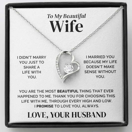 To My Wife – I Choose You – Necklace