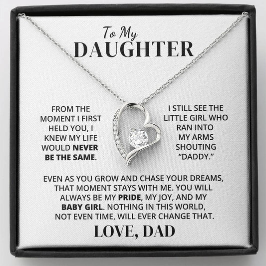 To My Daughter – My Pride and My Joy – Necklace