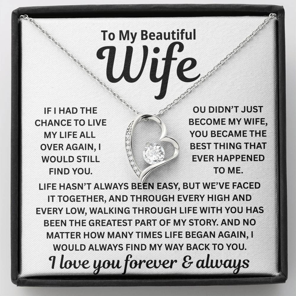 To My Wife – I’d Find You Again – Necklace