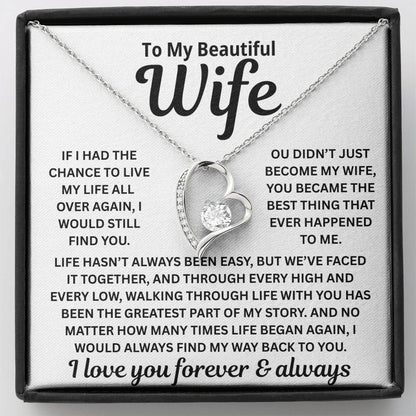 To My Wife – I’d Find You Again – Necklace