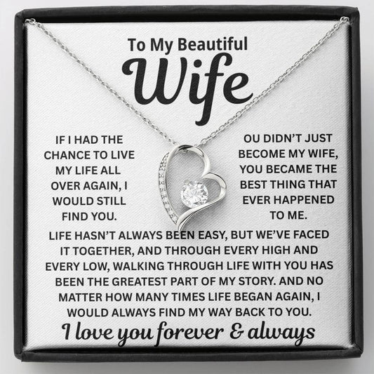 To My Wife – I’d Find You Again – Necklace