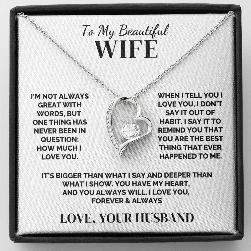 To My Wife – You Have My Heart – Necklace
