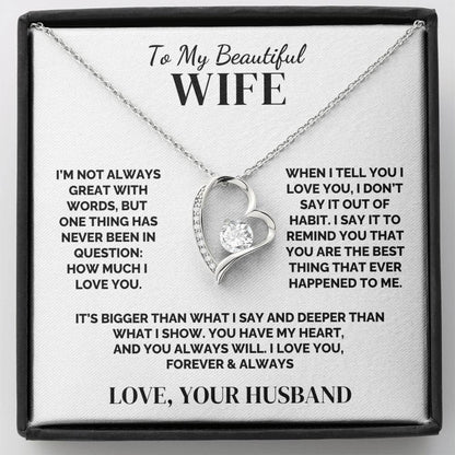 To My Wife – You Have My Heart – Necklace