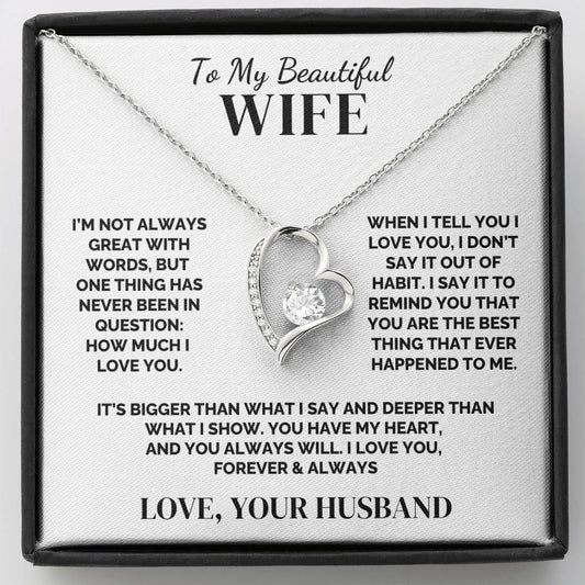 To My Wife – You Have My Heart – Necklace