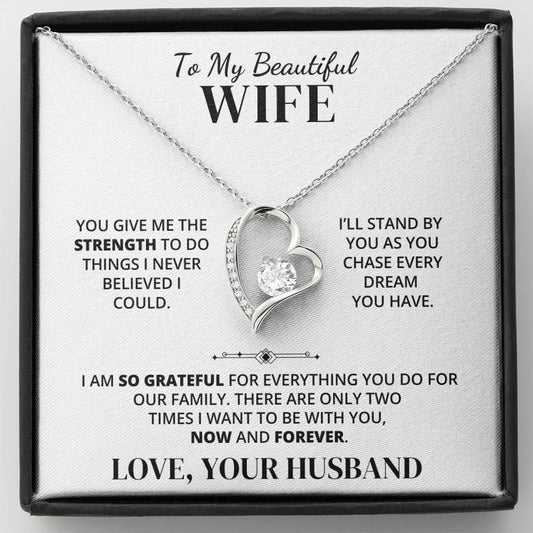 To My Wife – By Your Side – Necklace