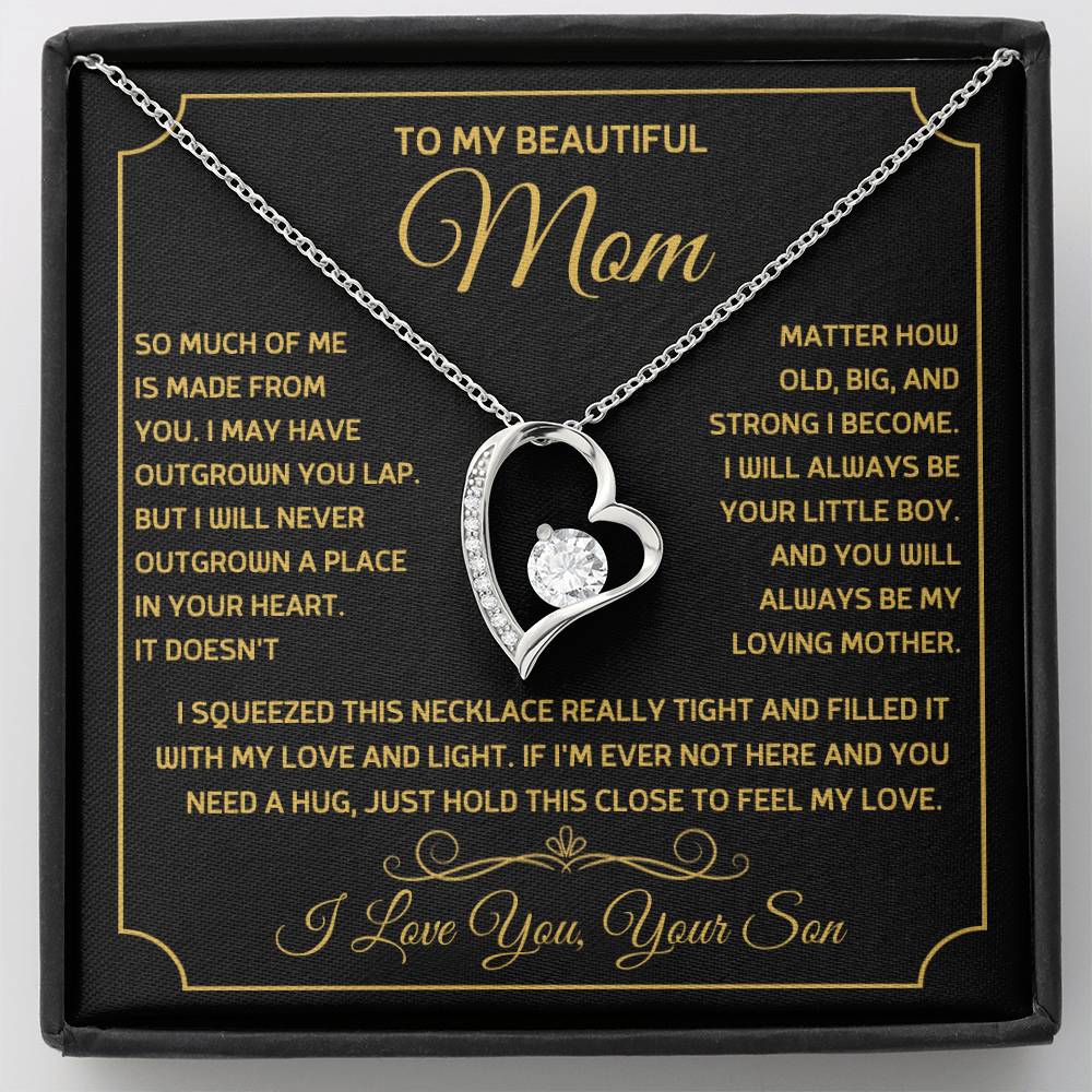 To My Mom - Always Be Your Little Boy - Necklace