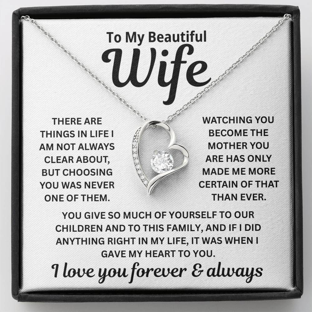 To My Wife - Choosing You Was Never A Question - Necklace