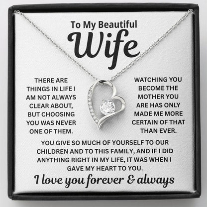 To My Wife - Choosing You Was Never A Question - Necklace