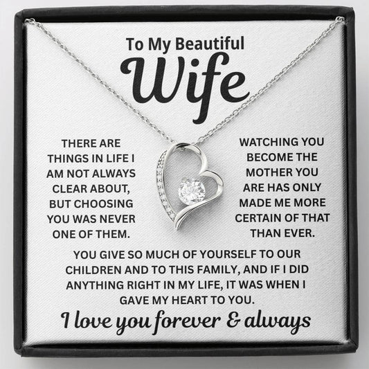 To My Wife - Choosing You Was Never A Question - Necklace