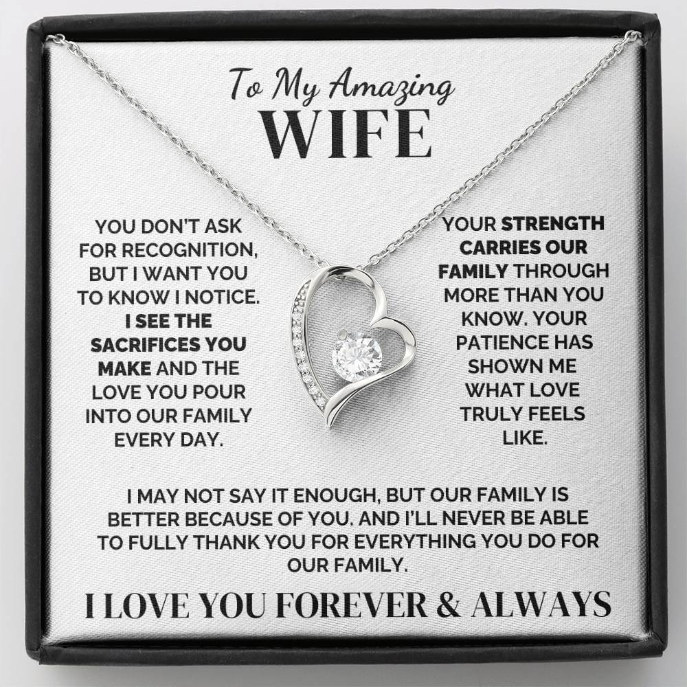 To My Wife – Quiet Strength – Necklace