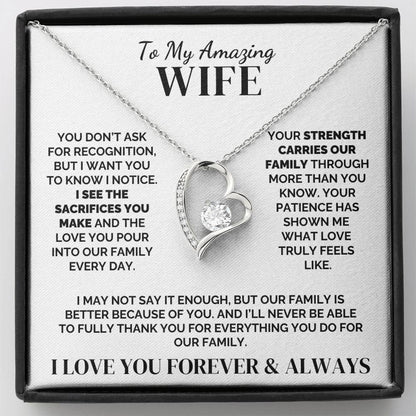 To My Wife – Quiet Strength – Necklace