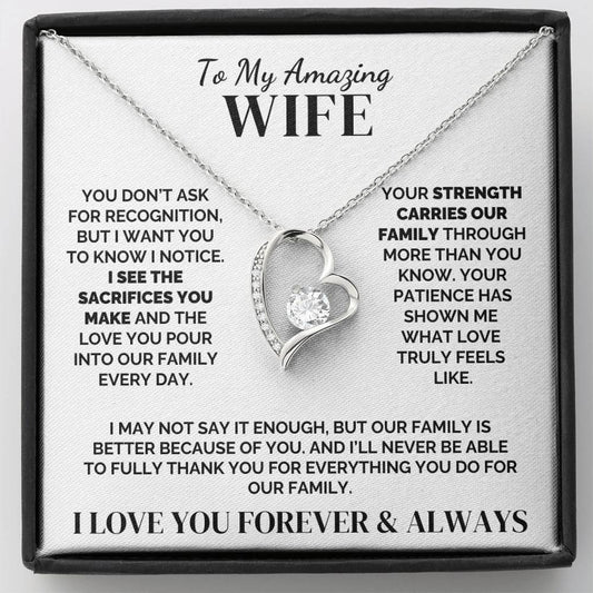 To My Wife – Quiet Strength – Necklace