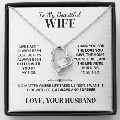 To My Wife – Better With You – Necklace