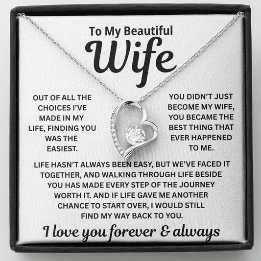 To My Wife – Written Before We Met – Necklace