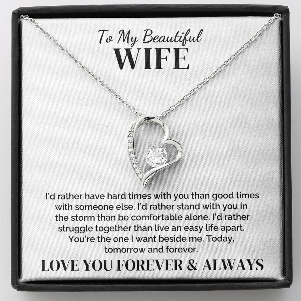 To My Wife – Through Every Storm – Necklace
