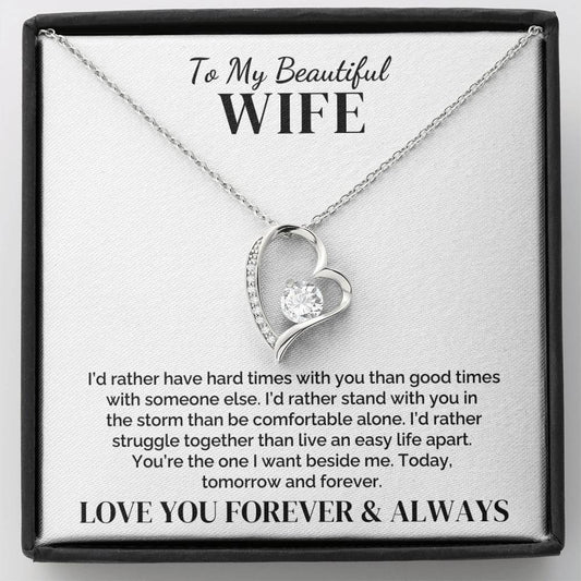 To My Wife – Through Every Storm – Necklace