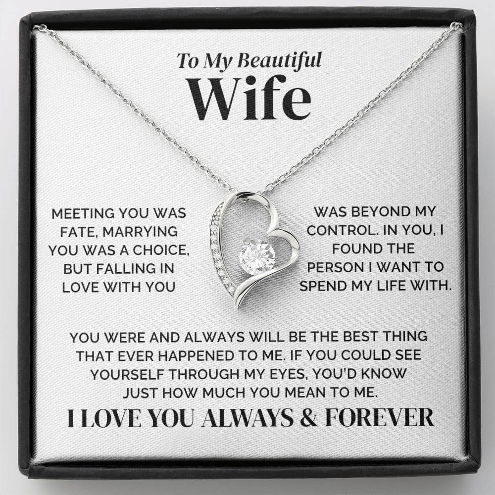 To My Wife – My Life, My Choice – Necklace