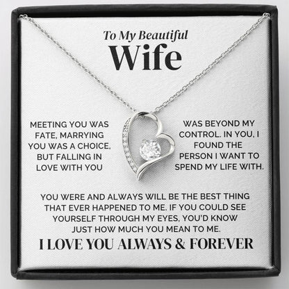 To My Wife – My Life, My Choice – Necklace