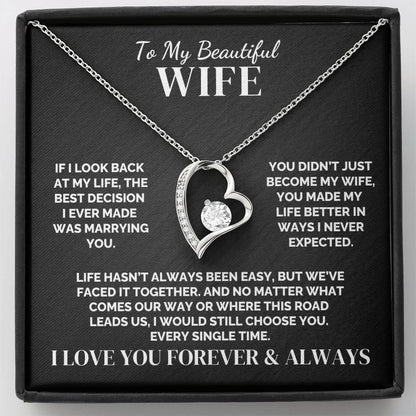 To My Wife – Faced It Together – Necklace
