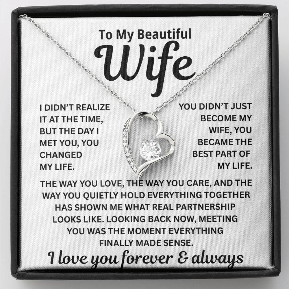To My Wife – The Moment My Life Began – Necklace