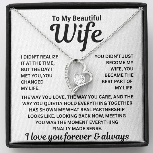 To My Wife – The Moment My Life Began – Necklace