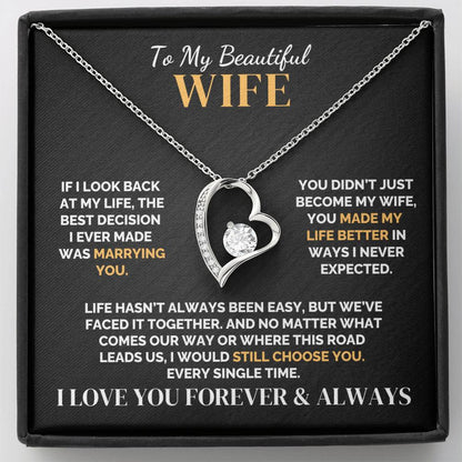 To My Wife – The Life I’d Choose Again – Necklace