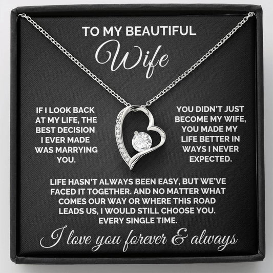 To My Wife – If I Look Back – Necklace