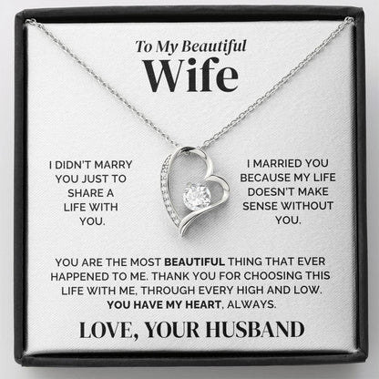 To My Wife – You Have My Heart – Necklace
