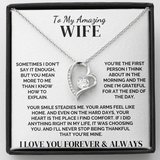 To My Wife – The Right Choice, Every Time – Necklace