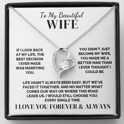 To My Wife – You Made Me Better – Necklace