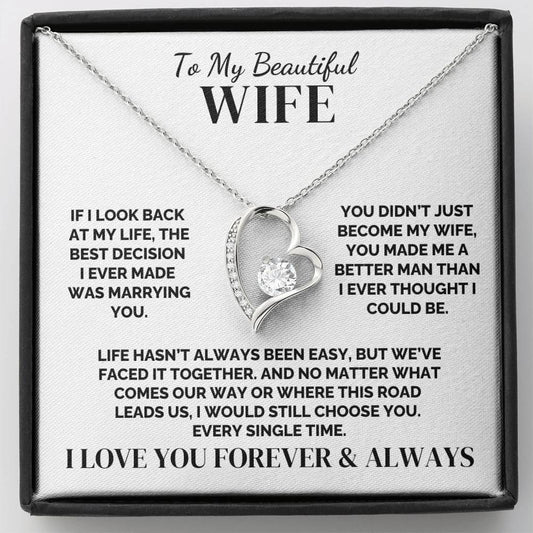 To My Wife – You Made Me Better – Necklace