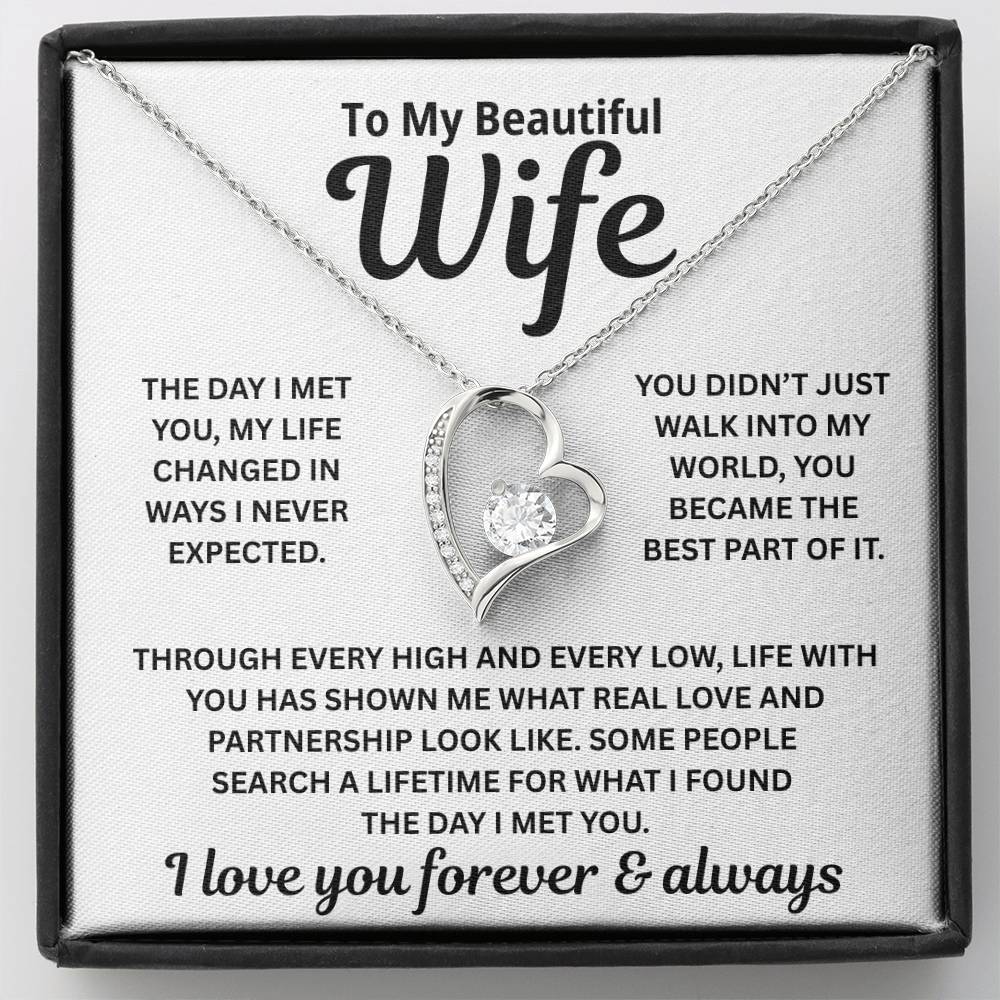 To My Wife – The Day Everything Changed – Necklace