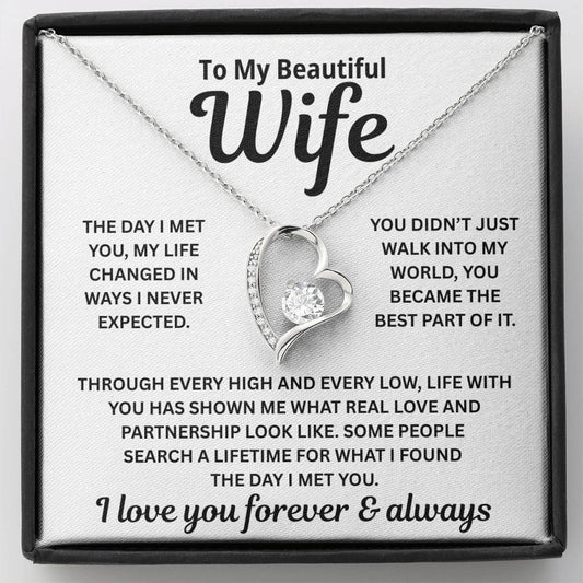 To My Wife – The Day Everything Changed – Necklace