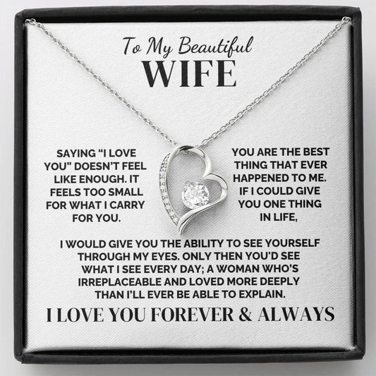To My Wife – If You Could See What I See – Necklace